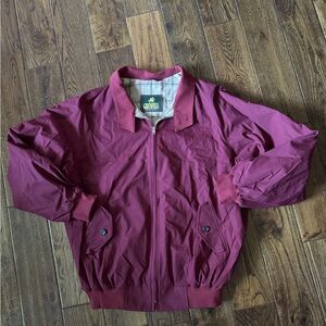 Grenfell Burgundy Cotton Jacket Men’s Size 44